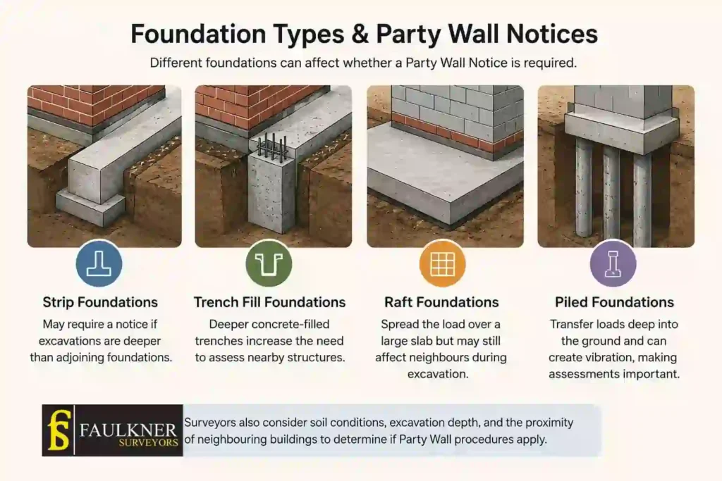 How Do Construction Methods Affect Party Wall Requirements? A Homeowner’s Guide 1 How Do Different Foundation Types Influence Party Wall Notices City-of-Westminster?